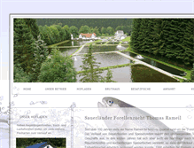 Tablet Screenshot of forellenzucht-rameil.de